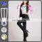 Thickening with velvet new jeans style fashion design pants