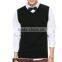 V neck cotton vest sleeveless pullover boys sweater design