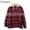 garment manufacturer wholesale plaids winter men polar fleece jacket stock
