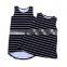 Summer Baby Soft Dress Baby Cotton Frocks Designs Girls Maxi Black Stripe Dress Baby Clothes