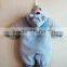 Newest Winter Baby Romper 100% Cotton Boys Long Sleeve Hooded Bodysuit