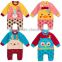 Wholesale spring/autumn Easter kids wear children stereo modelling bunny clothes cotton romper infant coveralls climbing cloth