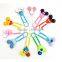 PVC paper clip planner mickey shape paper clip planner accessories