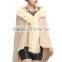 Europe and the United States autumn and winter new high-end cloak cloak fashion faux fox fur long fur shawl