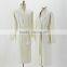 100%cotton waffle weave bathrobe dressing gown