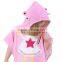 wholesale 1 piece baby kids hooded bath towel / cartoon baby bathrobe