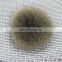 Large genuine raccoon fur ball round full handmade fur pompon