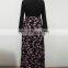 CHEFON Print long sleeve dresses for muslim women 2015