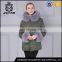 Lastest design wholesale women's silver fox fur coat sex
