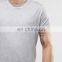 Regular fit men oil wash fashion gray tshirts oem service
