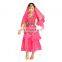 BestDance belly dance costume for kids Top 3 Layers Skirt Hip Scarf Veil Scarf