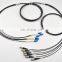 2 4 6 8 12 16 24 core outdoor singlemode armored fiber optic jumper patch cord cable