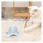 Automatic educational cat teaser toy with butterfly selft-rotate teaser toy for cat scratching and chasing