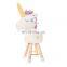 Yarncrafts Crocheted Unicorn Funny Animal Shape Soft Kids Decoration Stool