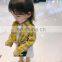 Girl's suit Plaid long sleeve shirt and letter toilet dress