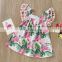 Summer Girl Dress Floral Toddler Dress Cotton Sleeveless Tassels Kids Dress Fashion Girls Clothing