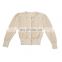 Spring and summer new girls cardigan hollow knit sunscreen shirt children's combed cotton thin air-conditioned shirt