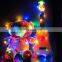 5 Meters 50 Light Battery Box Silver Wire String Holiday Christmas Decoration Lights Multicolor