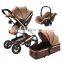 China baby stroller factory foldable hot mom 3 in 1 baby stroller pram