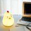 2020 Hot Sale LED Cute Chicken Glowing Night Light for Holiday Decoration Christmas Gifts
