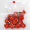 clear LDPE Chinese plastic freezer bag for fruit package with holes