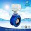 China manufacture cast iron motorized double flange butterfly valve price