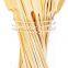 100 pack thick sharp point 180MM bamboo picks paddle skewers