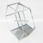 hot sale Hexagon Mirror Shelf Metal Wire Wall Shelf and mirror Home Decor Storage Floating shelf