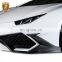 carbon fiber body kit front wrap angle rear fender fleres for Huracan LP610 LP580 wide body kit