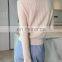 Women Twisted Cashmere Cable Knit Polo Neck Cardigan