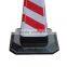 Wholesale Height 70cm Soft Flexible Rubber Plastic Traffic Cone TC214