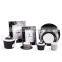 Nordic Black Creative Line Ceramic Coffee Mug Tea Cup Dinner Plate Porcelain For Top Table Ware