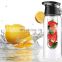 Factory Price BPA Free Tritan Juice Water Bottle With Fruit Infuser Bottle Drinking Shaker Bottles For Outdoor Fitnees