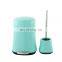 Hot sale household 5L colorful stainless steel bathroom set toilet brush