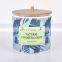 Plastic Cotton Ball Pad Swab Holder Transparent Cosmetic Organizer Storage Holders With Bamboo Lid