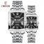 Chenxi 079A Casual Men Women Quartz Wristwatch Chronograph Roman dial Water Resistant Designer Couple Watch Lovers