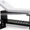 White Salon Beauty Furniture Massage Bed With Pillow