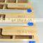Hot sale 3 in 1 bamboo roll kitchen organizer plastic wrap dispenser with cutter