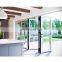 exterior aluminum folding door system house patio double glazed aluminium glass bi fold door powder coating