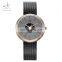 SHENGKE Casual Ladies Watch Simple Dial Stainless Steel Milanese Mesh Strap Quartz Movement Watches Alloy Case Wristwatch K0041L