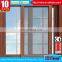 Large double glazed tempered glass floor to ceiling windows and sliding doors foldable sliding pvc door