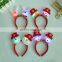 LED Flashing Headband Light Up Hair Band For Christmas Snowman Bear Santa Claus elk headbands Christmas Gift