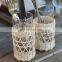 Best Price Rattan glassware Wrapped drink tumbler, wicker Glass Juice Cup housewarming gift Wholesale in Bulk