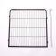 Heavy duty black metal wire 8 panels pet exercise pen with door,warehouse square silver tube heavy duty dog enclosure pen