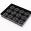 black ABS thermoformed plastic blister trays plastic packaging