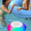 IPX7 Waterproof Outdoor Portable Bluetooth Speakers Swimming Pool Floating Wireless Speaker with Colorful LED Lights