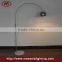 New design marble base downlight arc metal floor lamp for home and hotel decoration