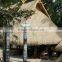 Cheap but durable synthetic thatch roof