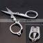 Diamond Spear Hot Sale Home Portable Folding Scissors Mini Folding Foldable Scissors Travel Scissor Color Silver
