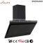 Hot Selling 90cm Black Glass Wall Mounted Kitchen Range Hood CE Rohs